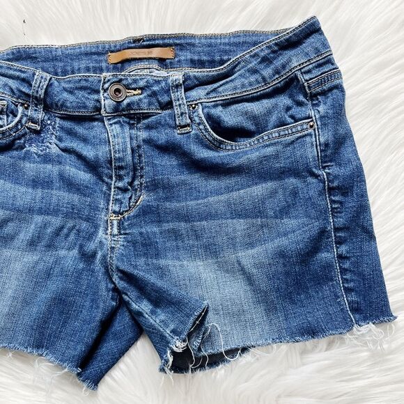 Joe's Jeans The Vixen Cut Off Shorts Dark Blue Denim Wash Size 31 - Picture 2 of 6